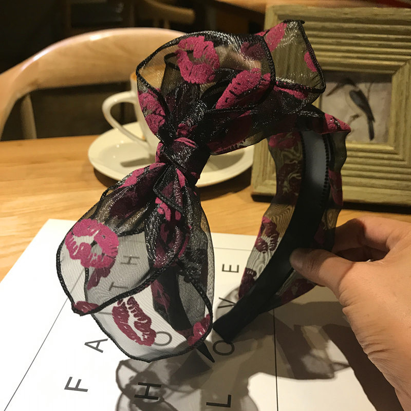 Koreaanse dameshaarband, handgemaakte strik, haaraccessoires, geknoopte haarring, meisjeshoofdbanden, lente- en zomerhoofdbedekking: Champagne