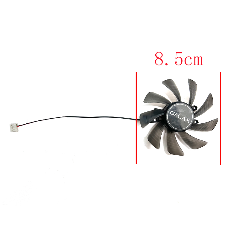 1FAN GALAX GTX1050ti GTX950 2G wentylator chłodzący kartę graficzną 1050 Hujiang fan T 129215 DM 2PIN
