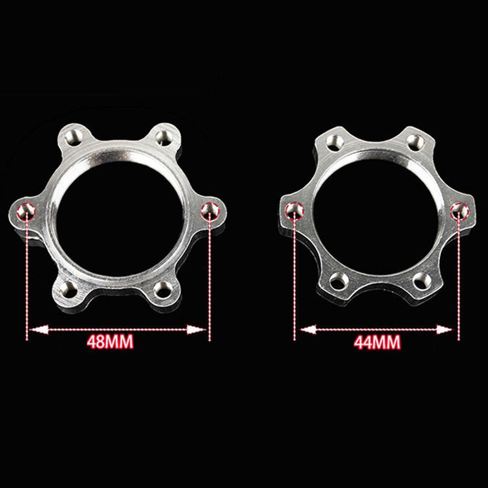 Bujes de disco para bicicleta, accesorios de rueda libre, freno de disco modificado, frenos de disco roscados, adaptador de brida de 6 pernos, Rotor de freno de disco