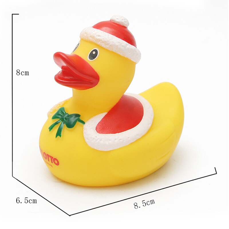 ESALINK 7-10Cm Rubber Duck Skater Boy Duck Baby Bath Toys Duck Children Toy Duck Baby Toys Bath Toys For Kids: YN006-1pcs