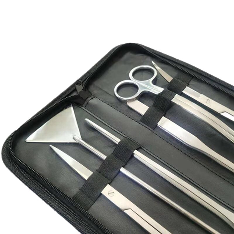 Aquarium Tank Tools Aquarium Scissor Tweezers Tool Stainless Steel Aquatic Plants Set Tank Accessories for Plants and Fish