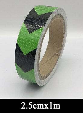 Reflective Tape Bike Stickers Reflective Safety Warning Conspicuity Reflective Tape Film Sticker Light Bar Bicycle Accessories: Gray
