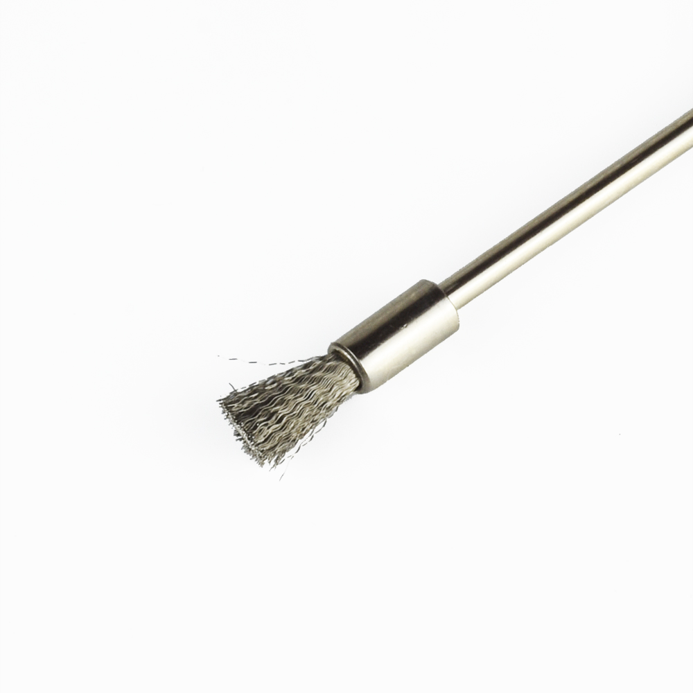 Brosse de roue en fil d&#39;acier inoxydable 3 pièces/ensemble, outil rotatif pour Mini perceuse Dremel polissage Dremel bobine atomiseur nettoyage