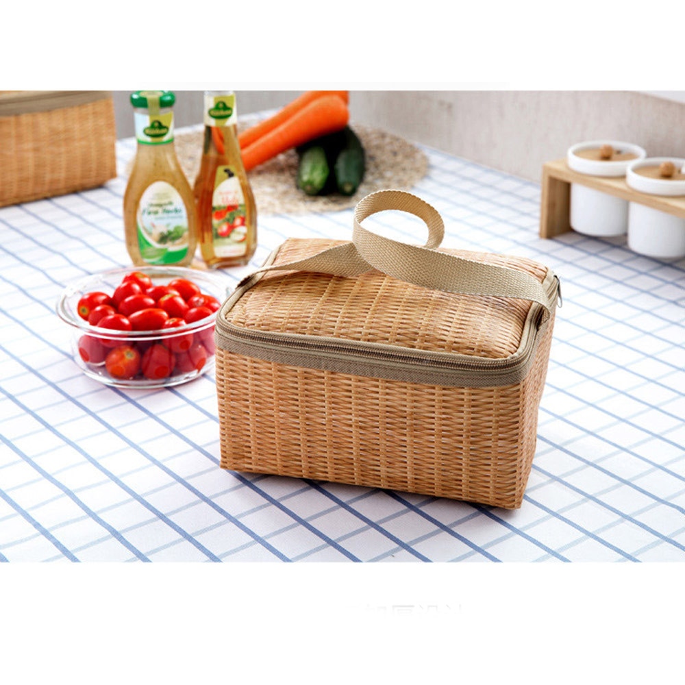 Portable Insulated Thermal Cooler Lunch Box Carry Tote Picnic Case Storage Bag Cold Food Container Cooler For Men Women lonchera