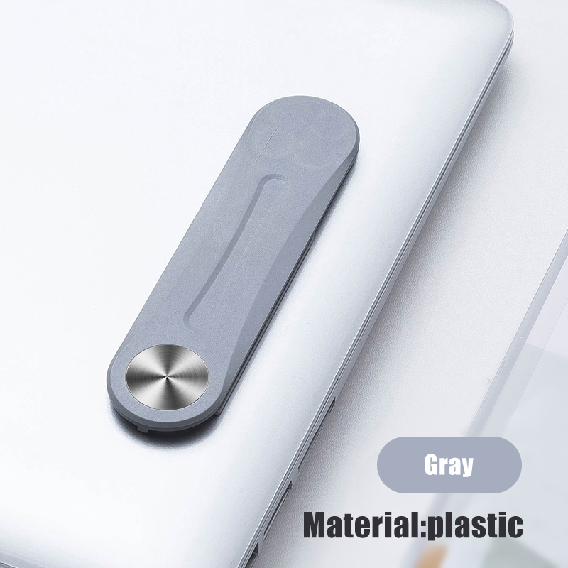 Magnetische Telefoon Houder Aluminium Dual-Screen Laptop Scherm Uitbreiden Stand Folding Side Mount Voor Ipad Iphone Xiaomi Beugel: Gary Plastic