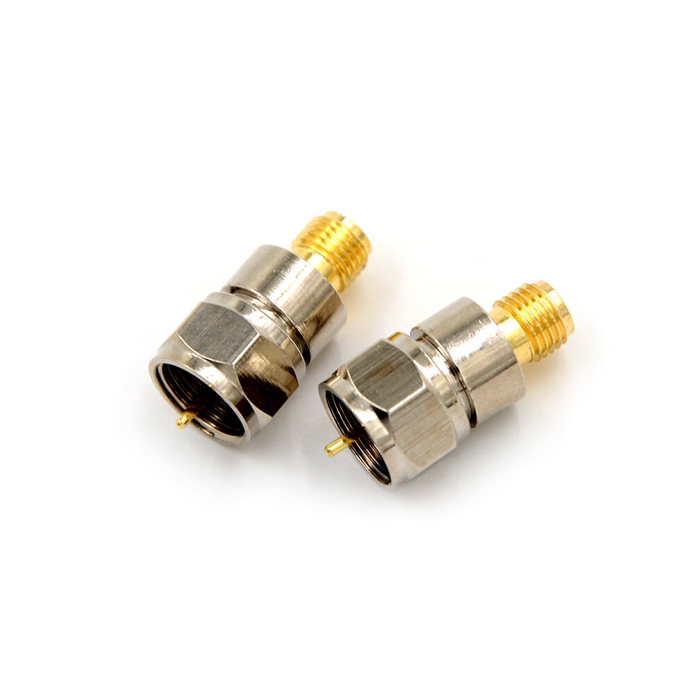 F Type Stekker Naar Sma Vrouwelijke Jack Rechte Rf Coaxiale Adapter Connector F Mannelijk Naar Sma Vrouwelijke Jack Adapter