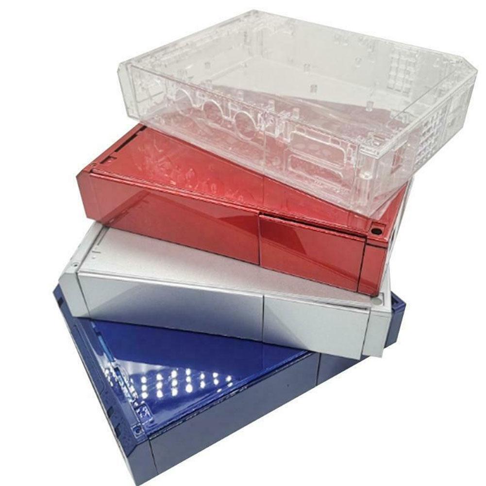 Fundas completas con botón para Wii, carcasa transparente, Shellsc, carcasa de repuesto para consola Wii