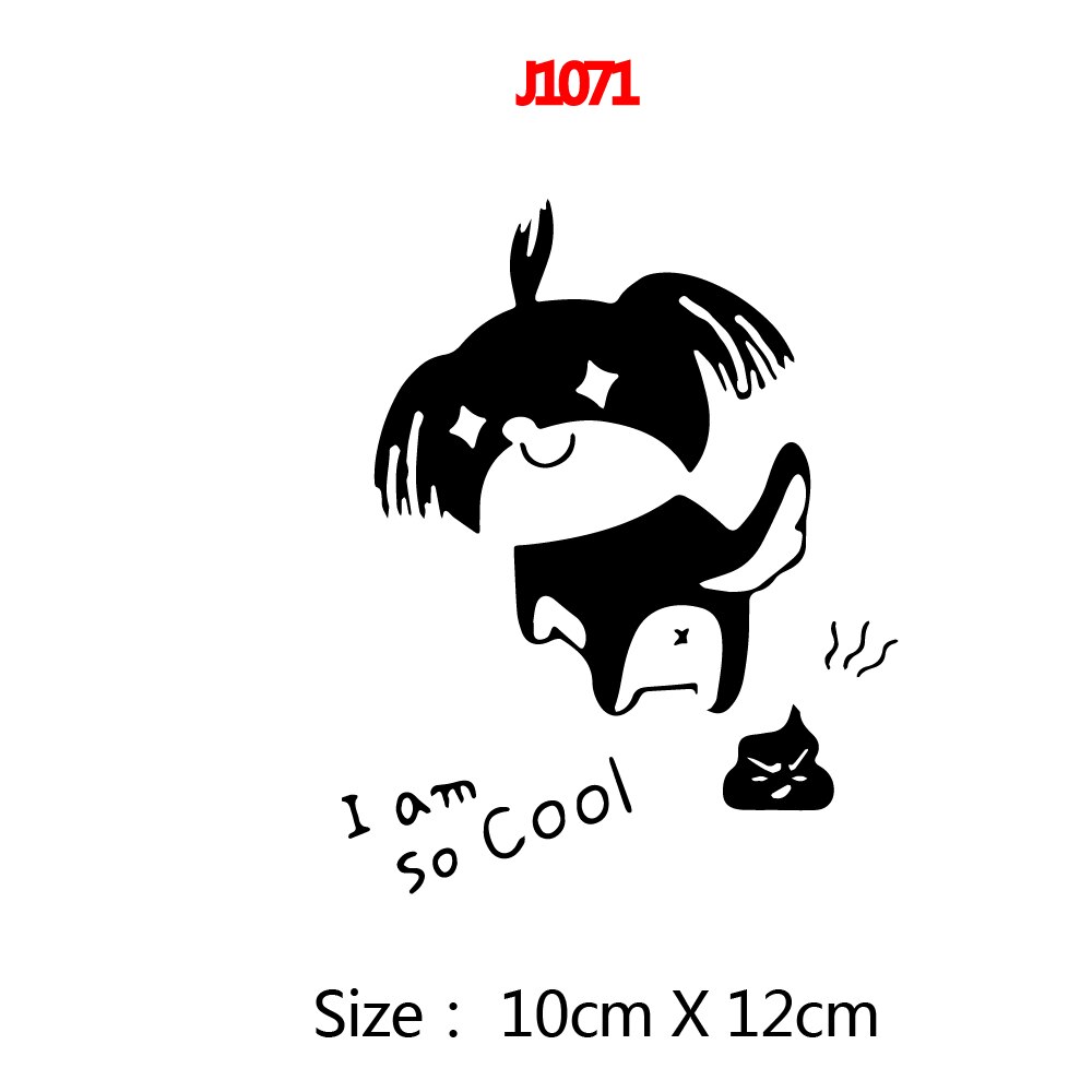 Cute dog Removable Art Vinyl Wall Stickers For Living Room Kids Room Wall Art MURAL: Style1