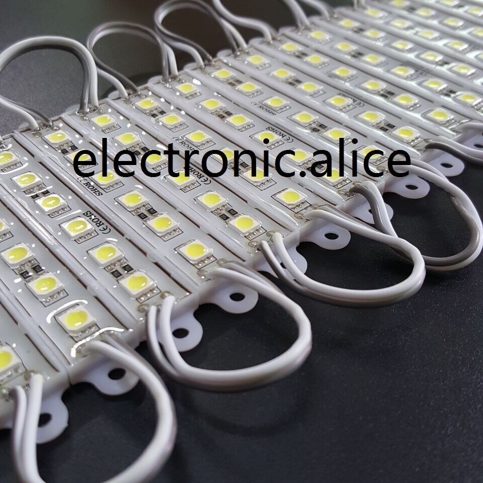 20 PCS DC12V 6LED Module SMD 5050 Wit Teken DC12V 6LED Module SMD 5050 Wit Teken