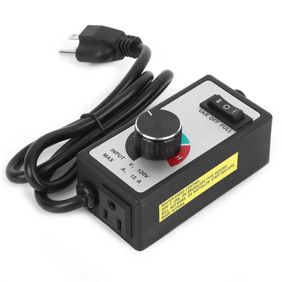 Variable Fan Speed Controller 1800W for Hydroponic Inline Fan Exhaust US Plug 110V Speed Regulator