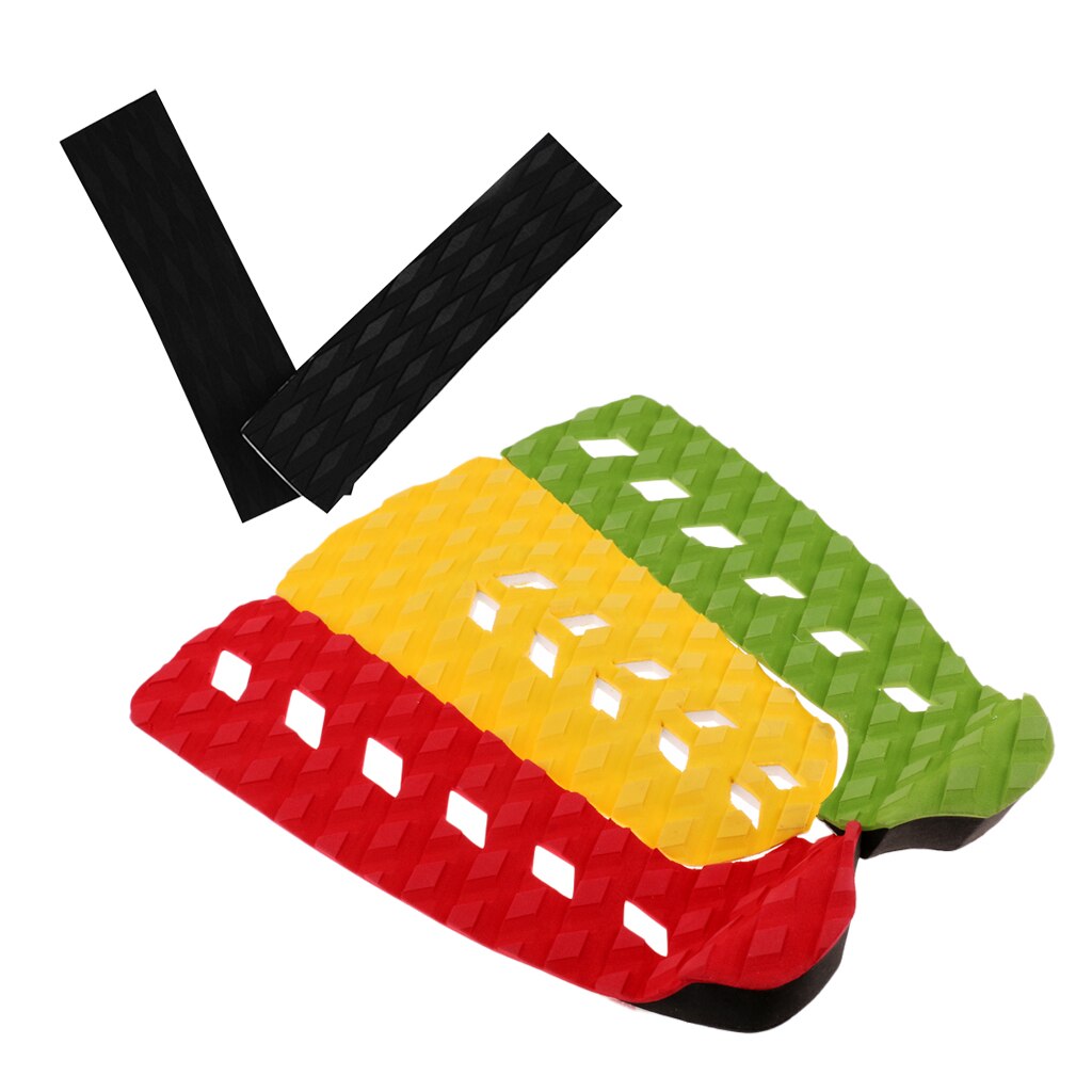 5x Water-Resistant EVA Surfboard Traction Pad Tail Pad for Surfing Stand Up Paddleboard Shortboard Skimboarding