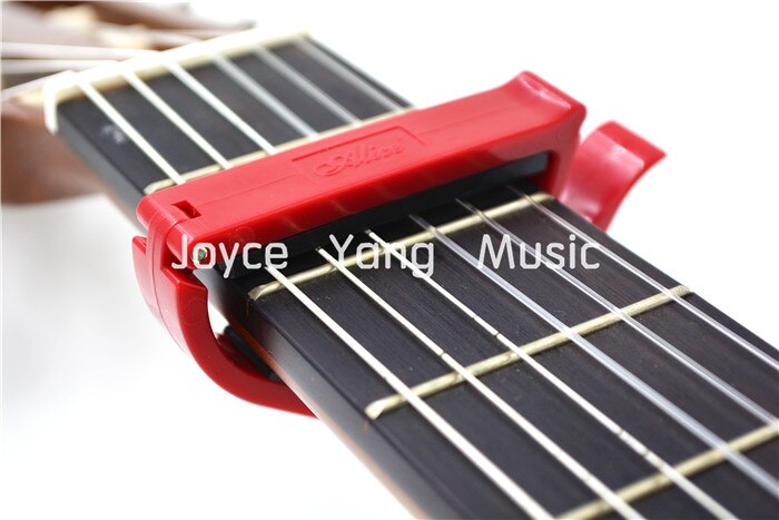 Alice A007E-C, pinza de plástico colorida para guitarra Capo, trinquete para guitarra clásica, ,