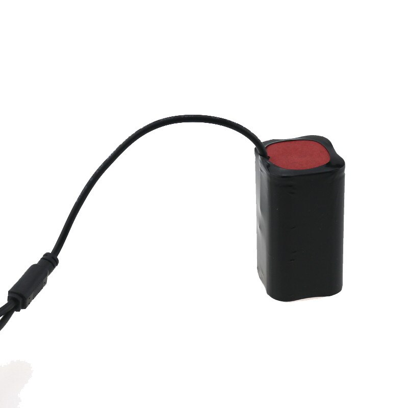 8.4V DC+USB Connector Battery 6400mAh 4x18650 Rechargeable Battery Pack Bike Bicycle Lights Battery Pack