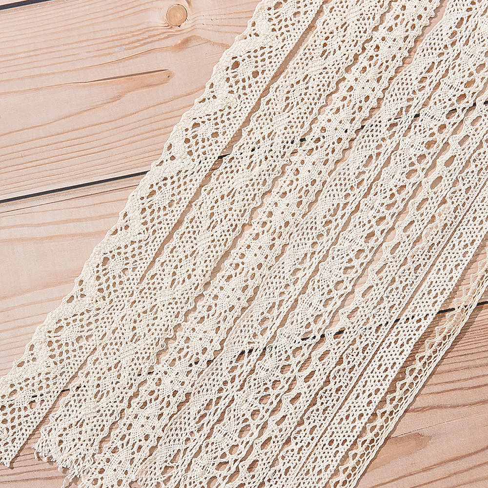 5 Meter Rolle, weiße Baumwolle, bestickte Spitze, Netzbänder, Stoffbesatz, DIY, Dekorieren, NäHenne, handgefertigte Bastelmaterialien, Schleife