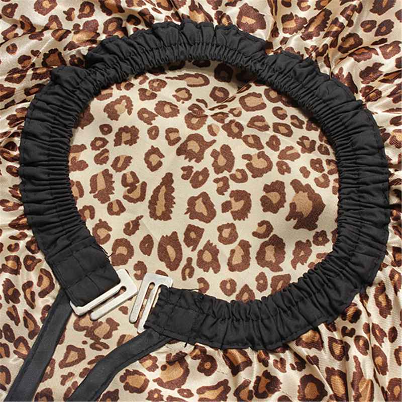 Hairdressing Tape Leopard Hair Cape Hairdressing Cut Salon Hairstylist Barber Gown Cloth Sleeve Wrap Styling Tools