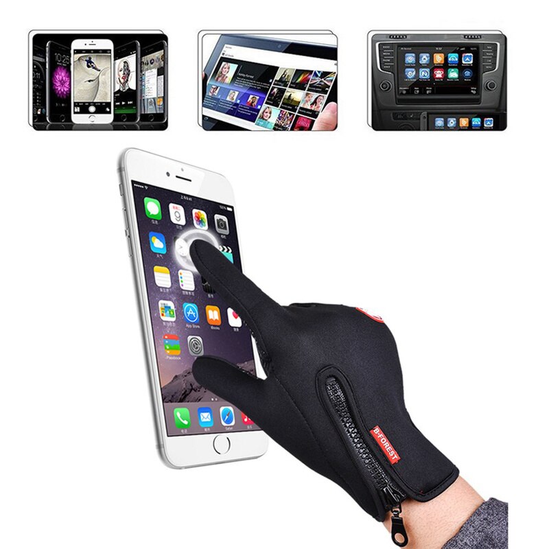Unisex waterdichte winter warme heren ski snowboard motorrijden touchscreen sneeuw vrijetijdshandschoenen