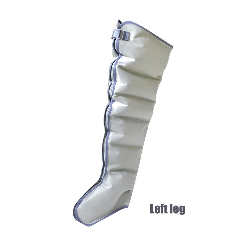 Electric Air Compression Leg Massager Wraps Arm Waist Foot Massage Machine Promote Blood Circulation Air-Wrap Pain Relief Tool: Brown