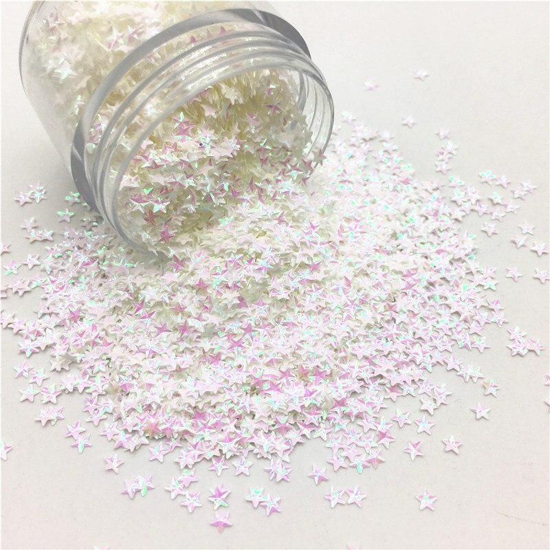 10G Stereoscopische Vijf Hoek Ster Pailletten Fadeless 3 Mm Eo-Vriendelijke Huisdier Sequin Gezicht Make-Up En Nail Art diy Manicure Accessorries