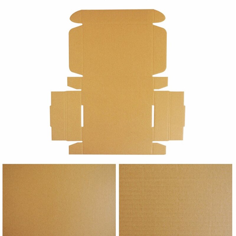 10Pcs Brown Corrugated Box Very Hard Box Mailers Small Jewelry Packaging Courier Boxes Phone Case Express Box Package