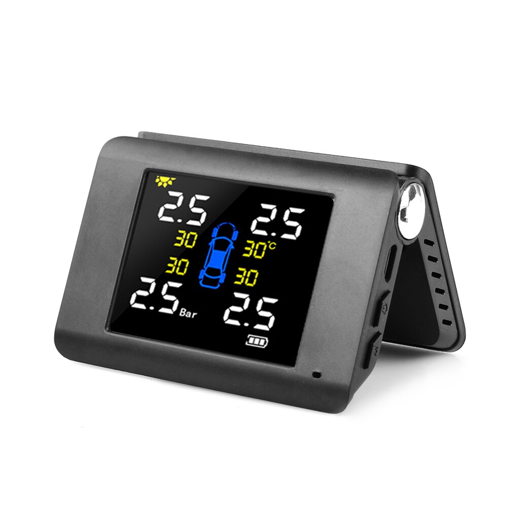 Smart Car TPMS Tyre Pressure Monitoring System Solar Power Digital LCD Display Auto Security Alarm Systems Tyre Pressure