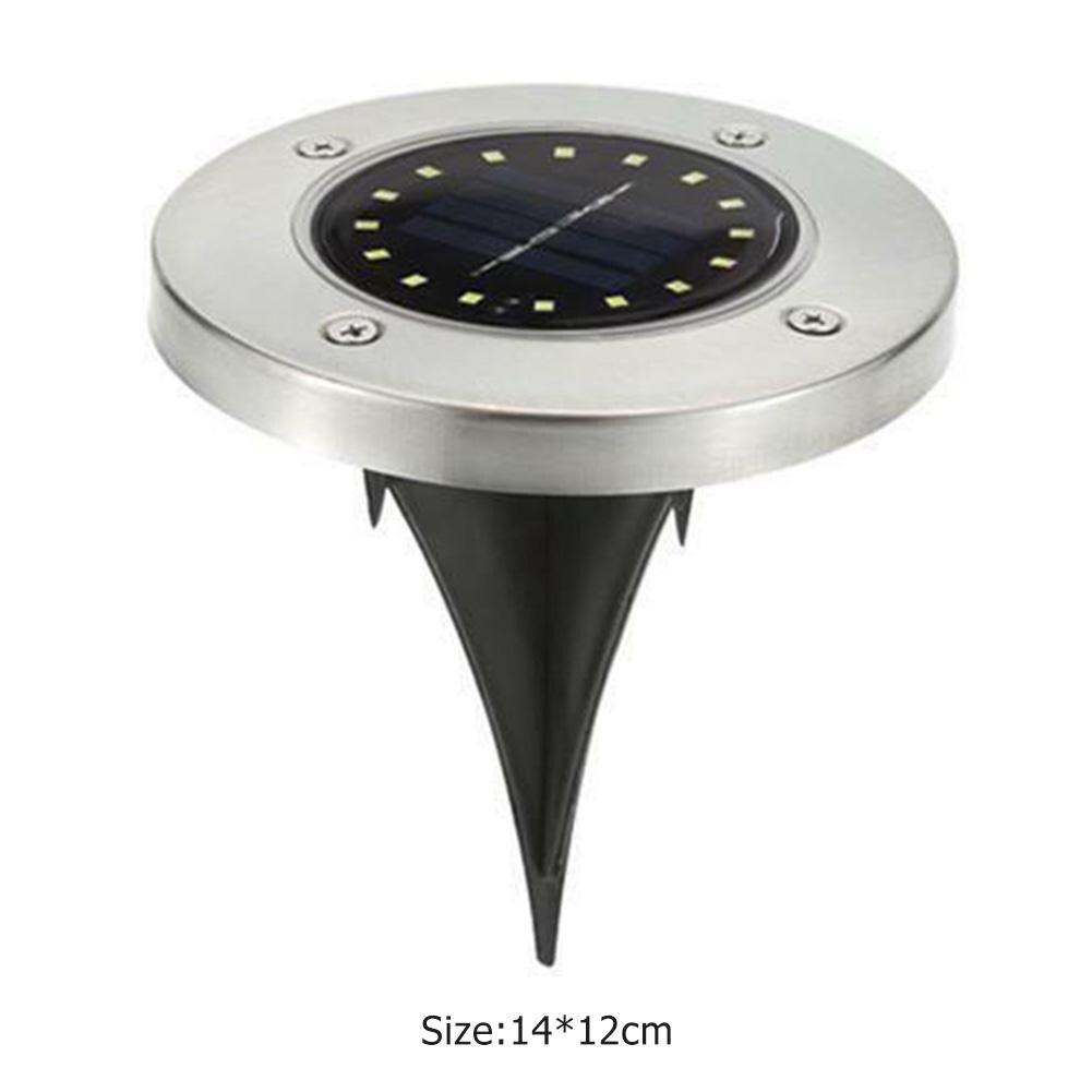 Buried Lamp 20 LED P65 Waterproof Solar Light Ground Lights Outdoor Garden Path Decoration Underground Decking Lampy
