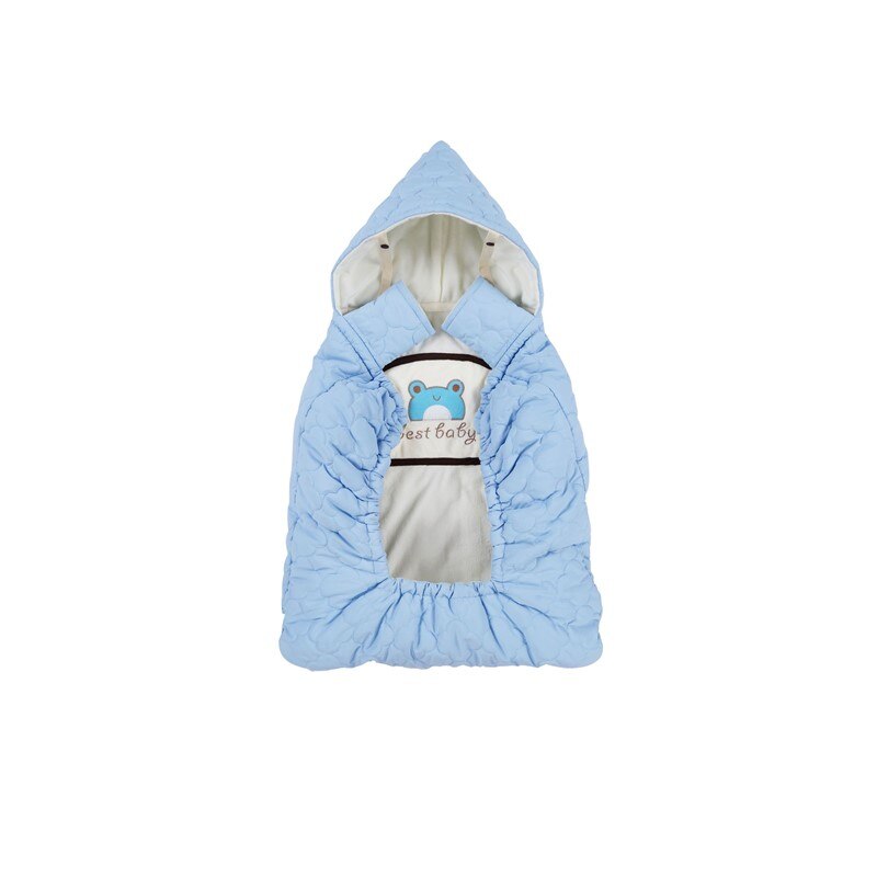 Warme wickeln Schlinge Baby Träger Mantel draussen Winddicht Baby Rucksack Decke Träger Abdeckung Funtional Winter Mantel L285: Blau