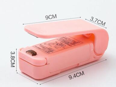 Przenośny plastikowy zgrzewarka robić użytku domowego mini zgrzewacz robić plastikowych torebek z małymi dłońmi zgrzewarka ciśnieniowa: żółty