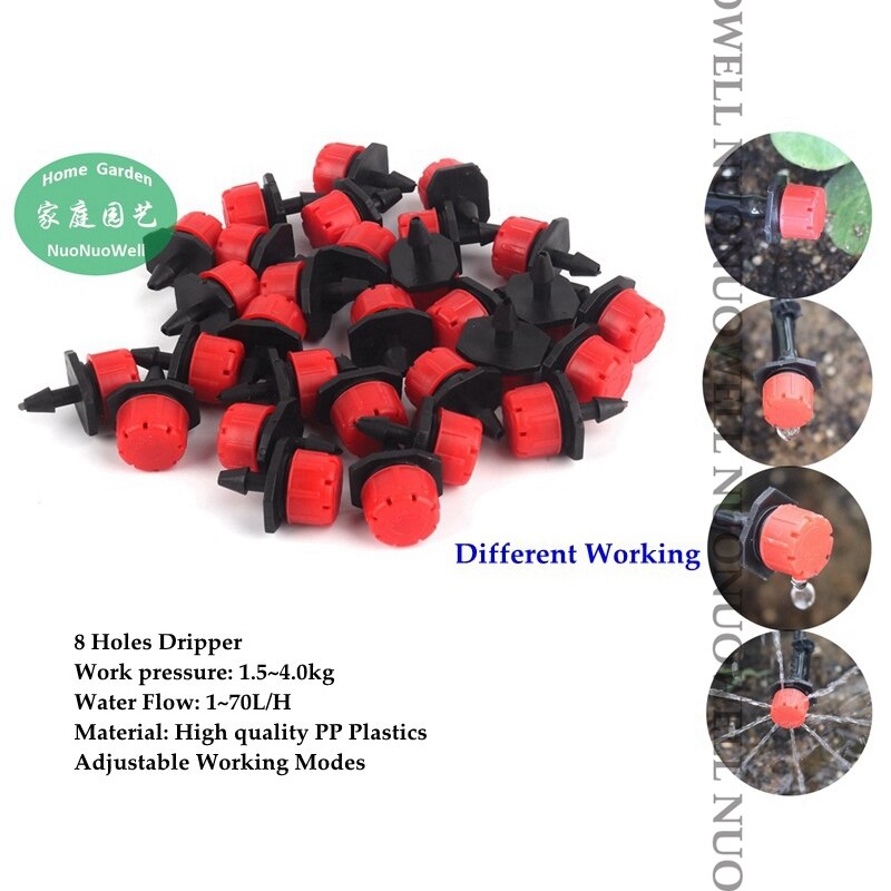 5~40M DIY Drip Irrigation System Automatic Watering System Garden Hose Micro Drip Garden Watering Kits Adjustable Drippers