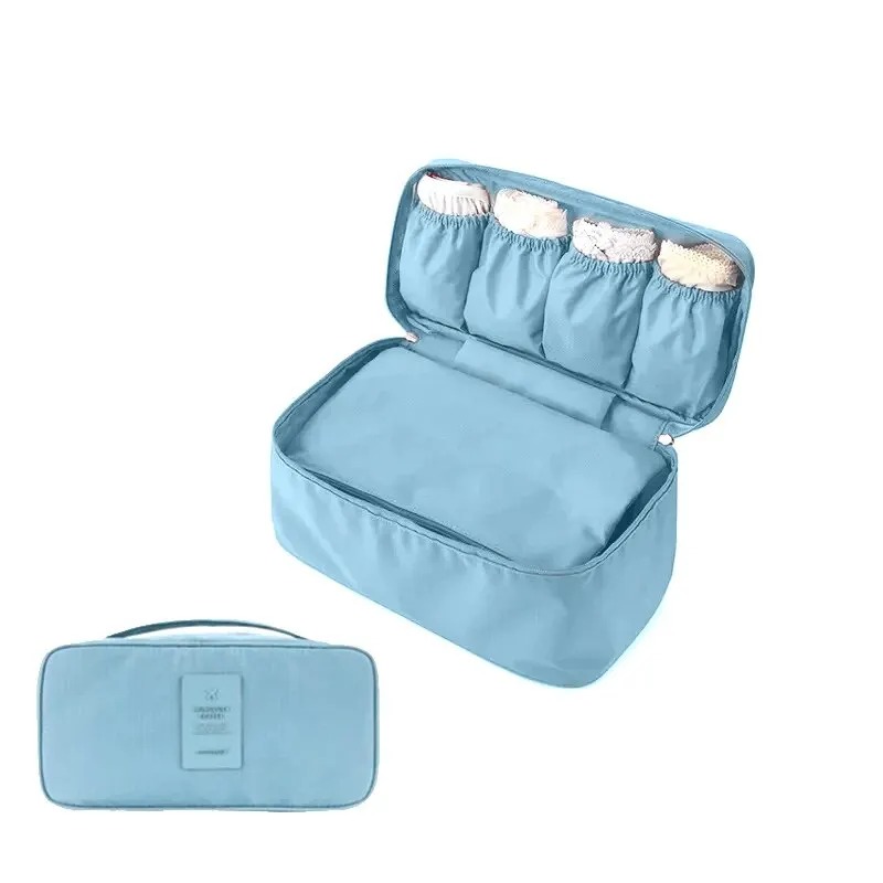 Cosmetisch ondergoed organisator Lingerie BH Reisorganisator Opbergtas Bagage Kofferzakje Zip Cases Kleding BH: YELLOW