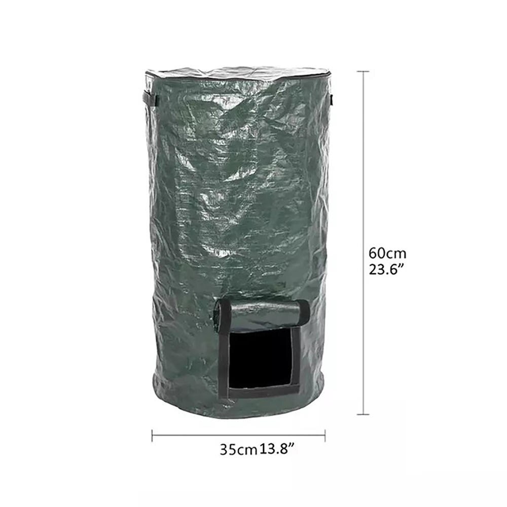 Tuin Afval Compost Bin Schoon Huis Milieu Groeien Eco Vriendelijke Gereedschappen Pe Planter Keuken Verwijdering Zak Biologische Waterdicht