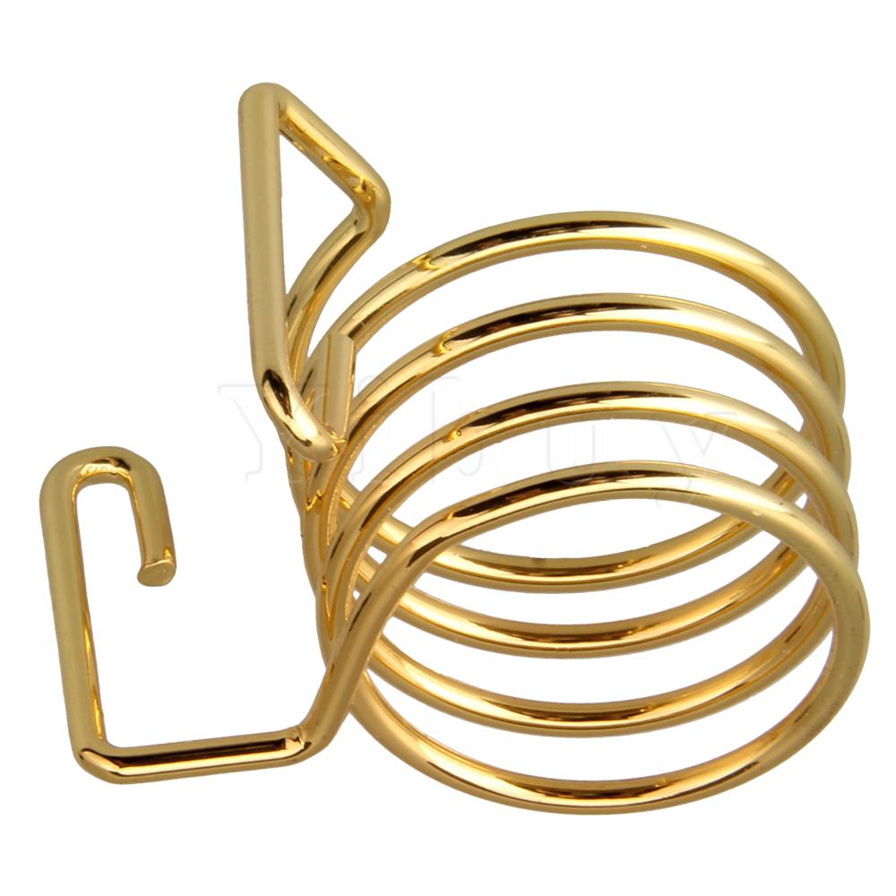 Golden 3.25cm Diameter Traditional Alto Saxophone Spring Ligature