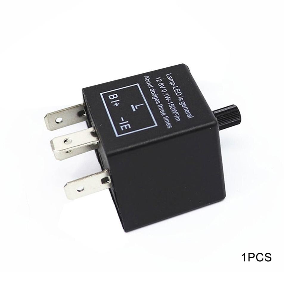 Adjustable 3 Pin LED Electronic Flasher Relay 3 Pin LED Automotive Electronic Flash Relay Car Relay CF14 JL-02
