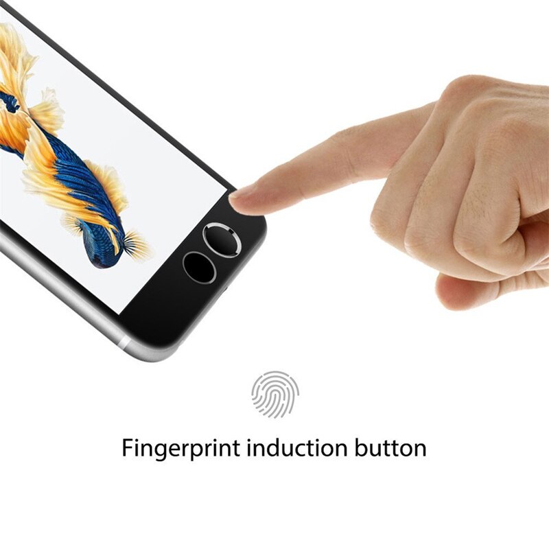 Ascromy 10 pièces pour L'aluminium Touch ID iPhone Autocollant Bouton Maison pour iPhone 5 5 S 5C 6 6 S 7 iPad Pro D'empreintes Digitales Téléphone Autocollants