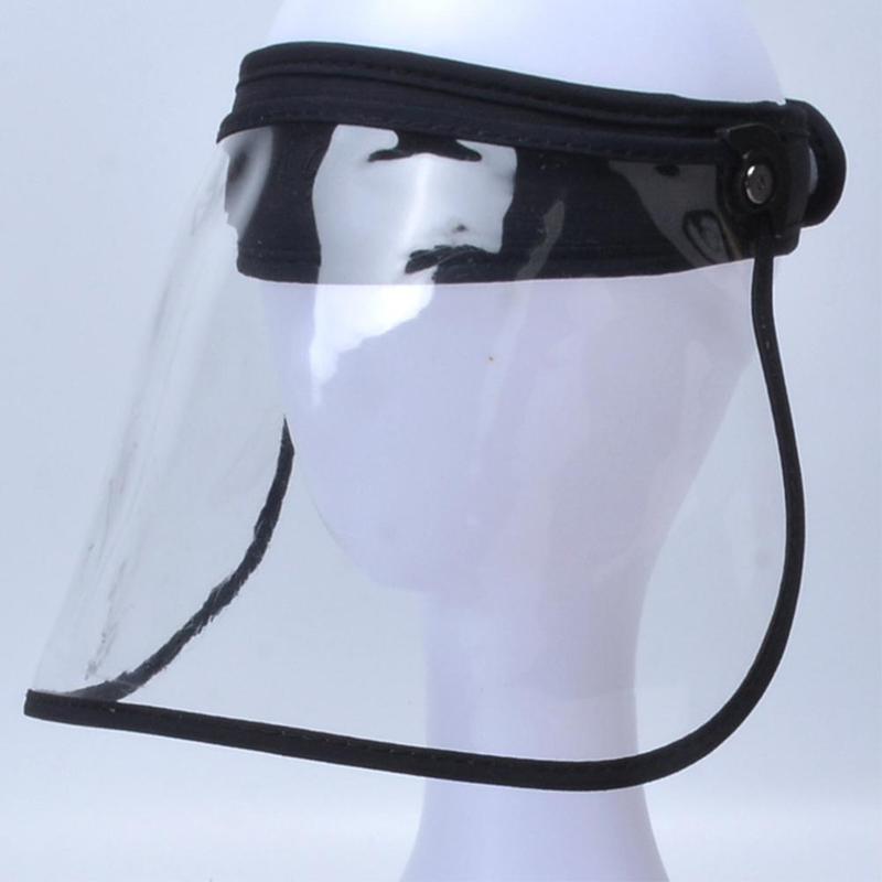 Protective Cap Transparent Anti-fog Protection Sun Saliva Empty Top Hat Men Women Hats