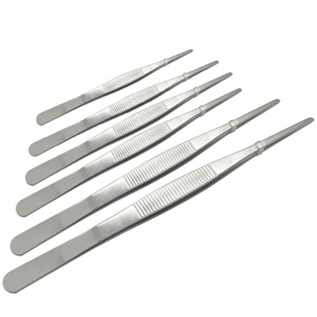 12.5cm/14cm/16cm/18cm/20cm/25cm/30cm pinças longas pinças eletrônicas de aço inoxidável ponta afiada pinça reta