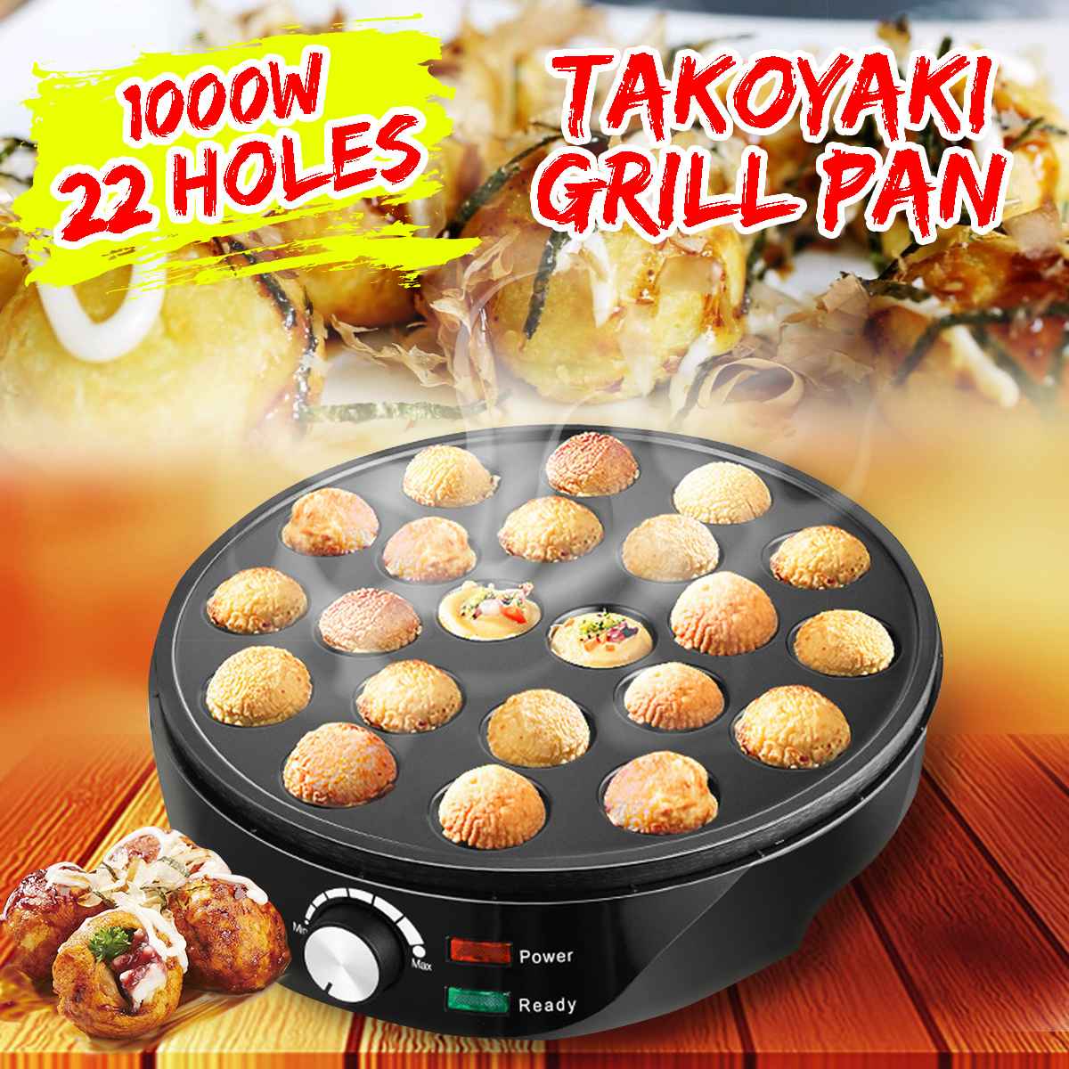 1000w takoyaki bagemaskine blæksprutte bagemaskine husstand takoyaki maskine blæksprutte bolde maker madlavningsværktøjer