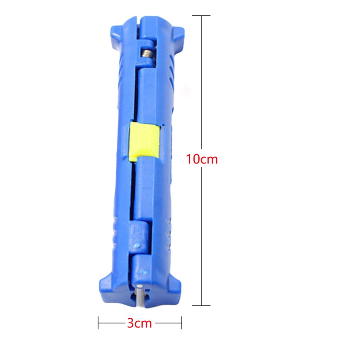 Wire Stripper Universal Electric Wire Stripper Pen Wire Cable Pen Cutter Rotary Coaxial Cutter Stripping Machine: Blue