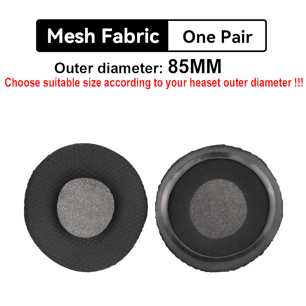 Universal Earpads 90mm Universal 100mm 85mm For Headphone Mesh Earpads 100mm Audio Technica 70mm Earpads: Light Grey