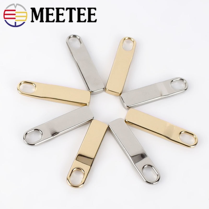 20pcs Zipper Pullers for 3/5# Zipper Sliders Zippers Head Repair Zipper Pull Tab DIY Wallets Garments Hardware Accessoriesags