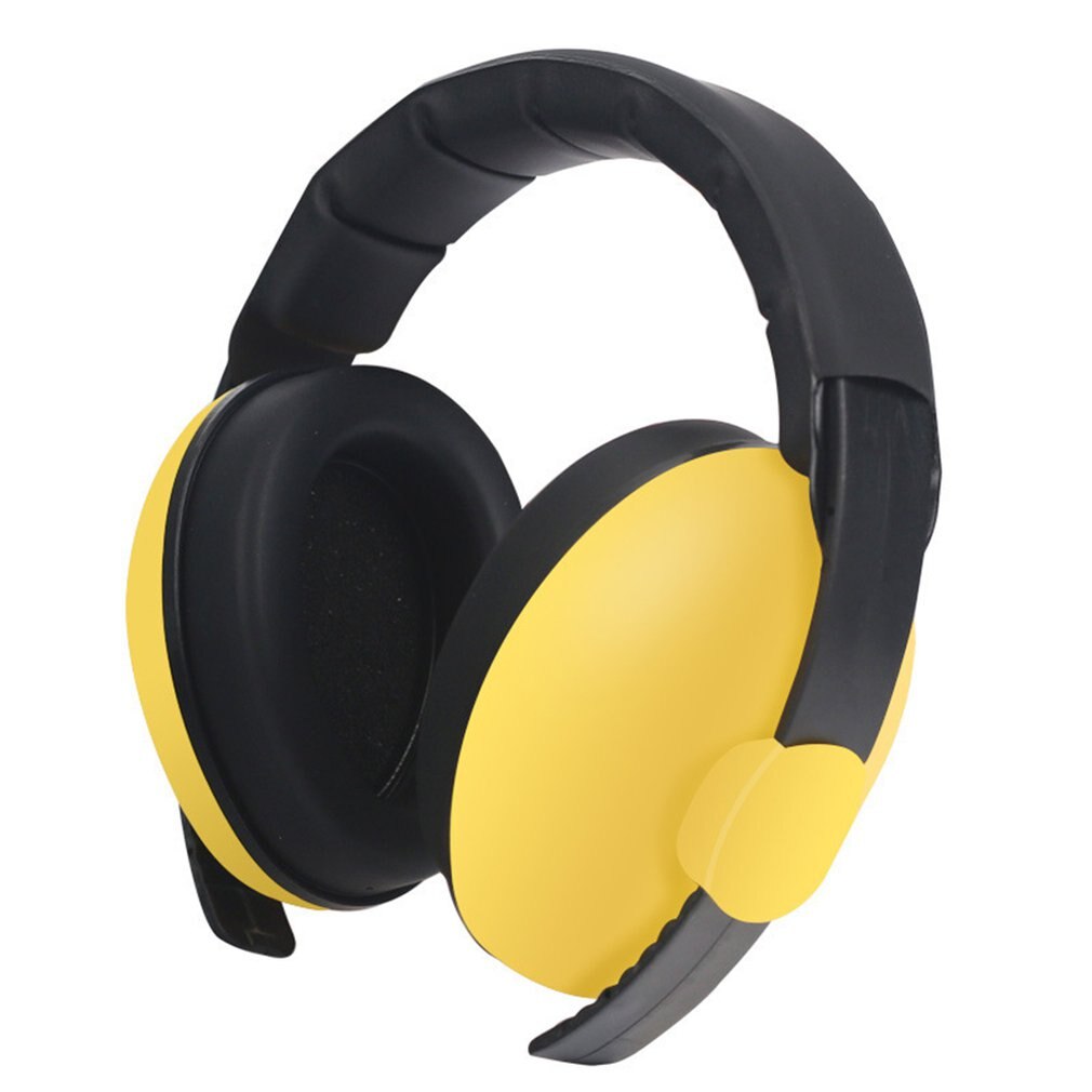 Baby Kids Anti noise Earmuffs Headset Hearing Protection Ear Defenders Sleeping Headphone Protect Noice Cancel FD: Yellow