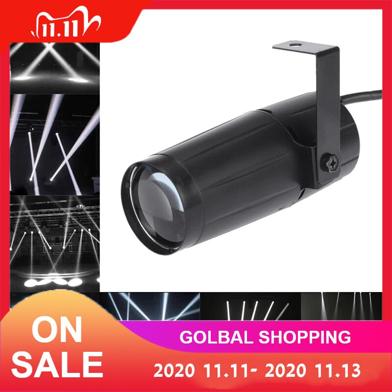 3W LED faisceau projecteur scène Disco Pub fête effet de lumière