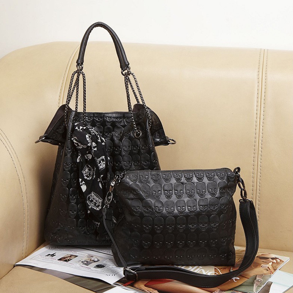 schoudertas handtas brede band luxe croco print