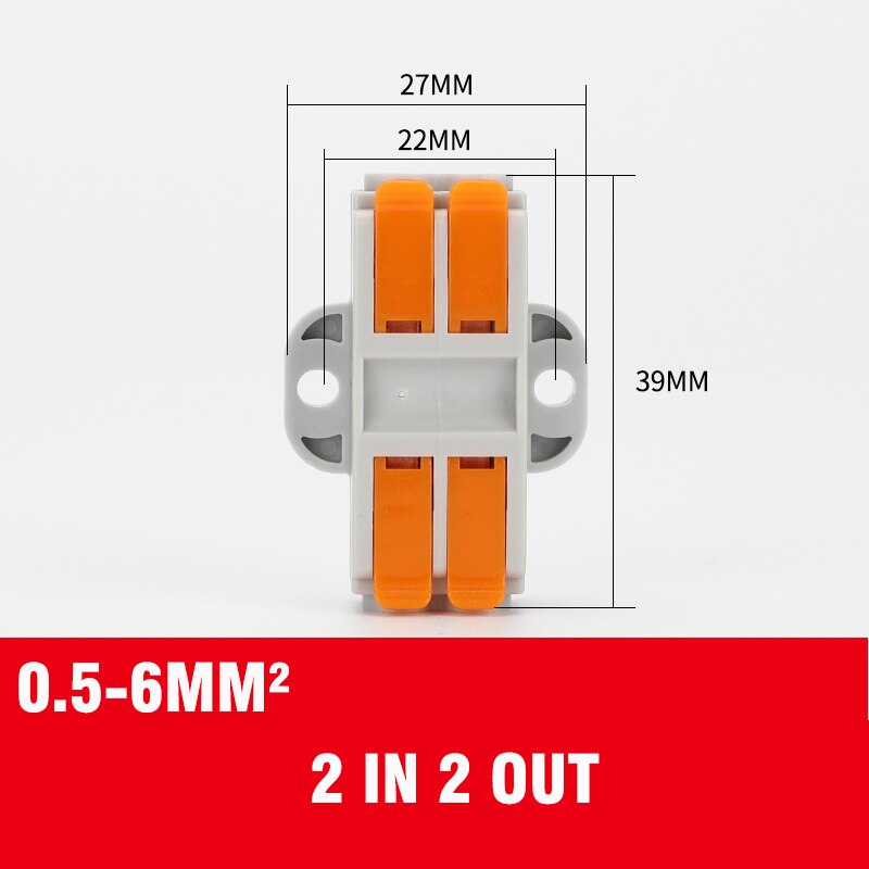 Wire Connector 2/3/4/5/6 pin Universal Docking Fast Wiring Conductors push-in Terminal Block Cable splitter High power connector: PURPLE / 3P