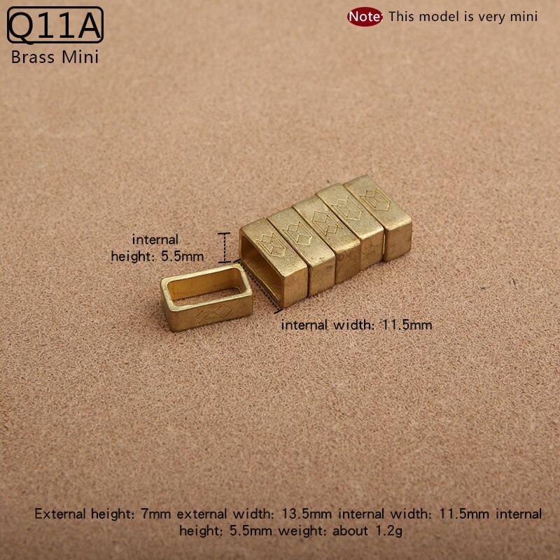 Brass belt ring stainless steel leather ring belt buckle ring man belt ring fixed: Q11A