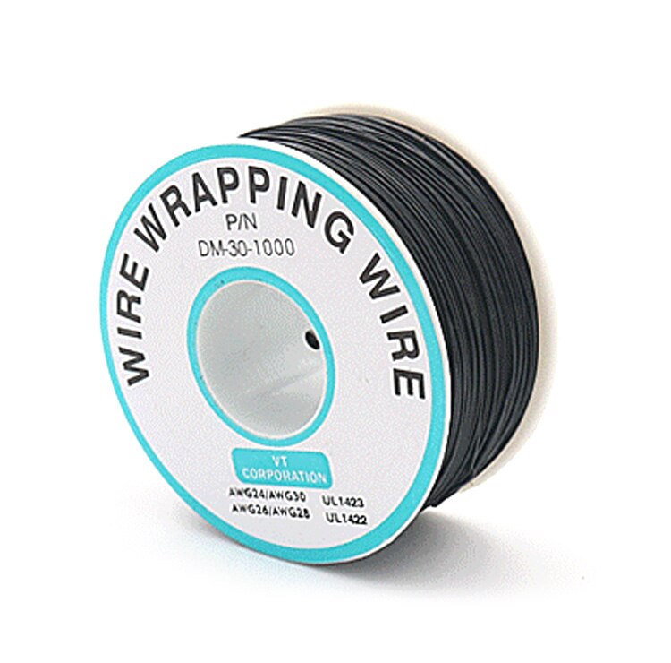 820 Feet 30AWG PVC Insulation Wrapping Wire Cable Roll Single Driver Electronics-Salon Antioxidant Tinned Copper For LCD Screen