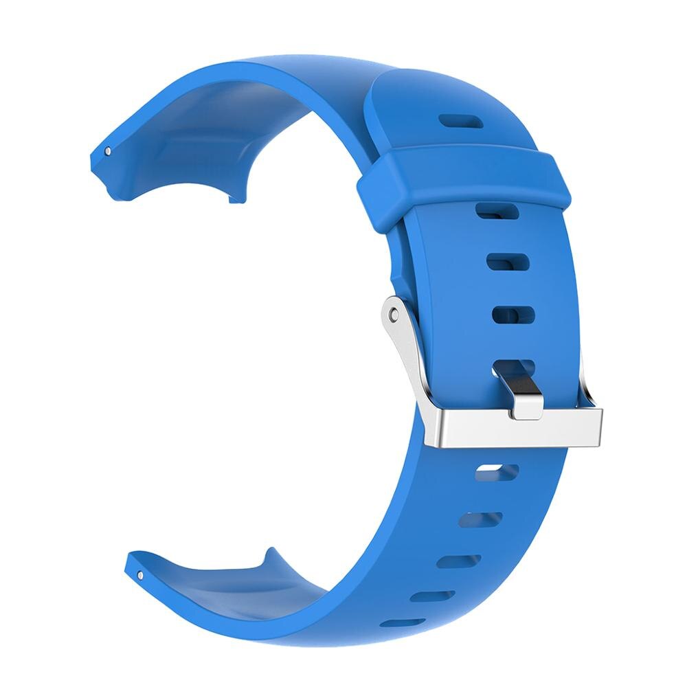 Silicone Wrist Band Replacement Strap Sport Wear Strap Buckle for Approach S3 Watch Fitness Tracker Accessories: Blue