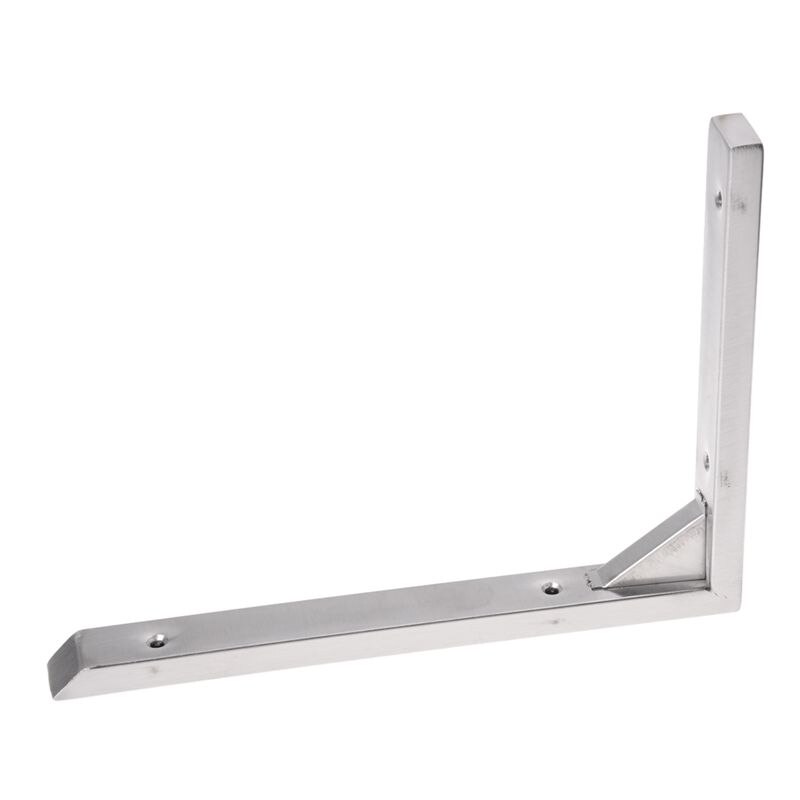 7.8" x 2" Stainless Steel 90 Degree Wall Mounting Bracket 2 Pcs