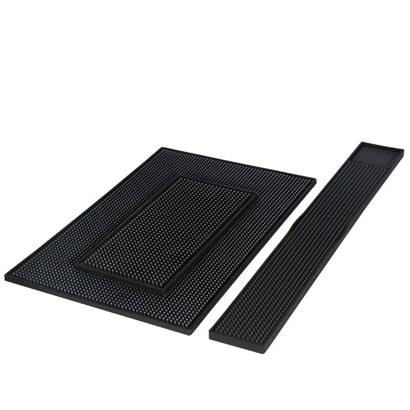 Posavasos de PVC para cocina, Mantel Individual antideslizante, estera de goma para barra, juego de tazas de aislamiento, accesorios de Bar impermeables para cerveza