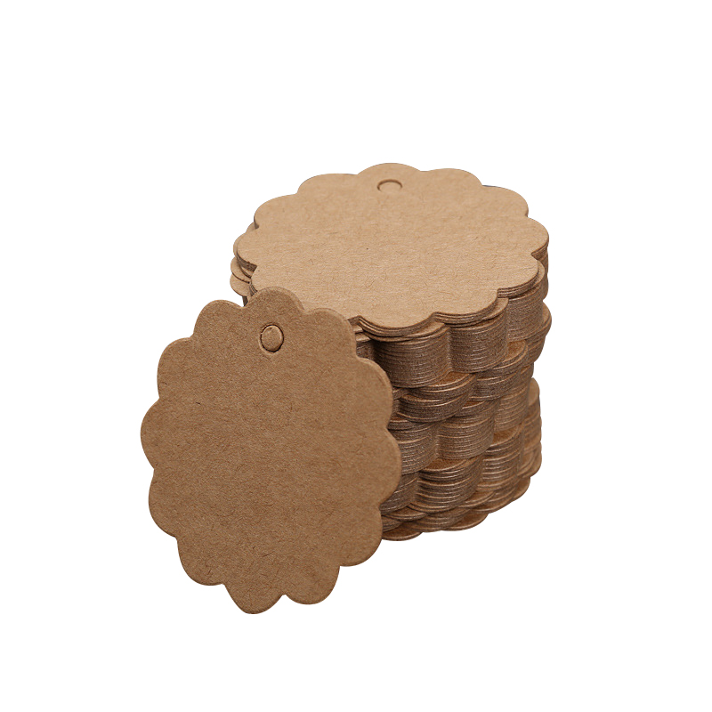 50/100 pcs Kraft Paper Tags Heart Kraft Paper Tags for Arts and Crafts Wedding Thanksgiving Christmas Birthday Party