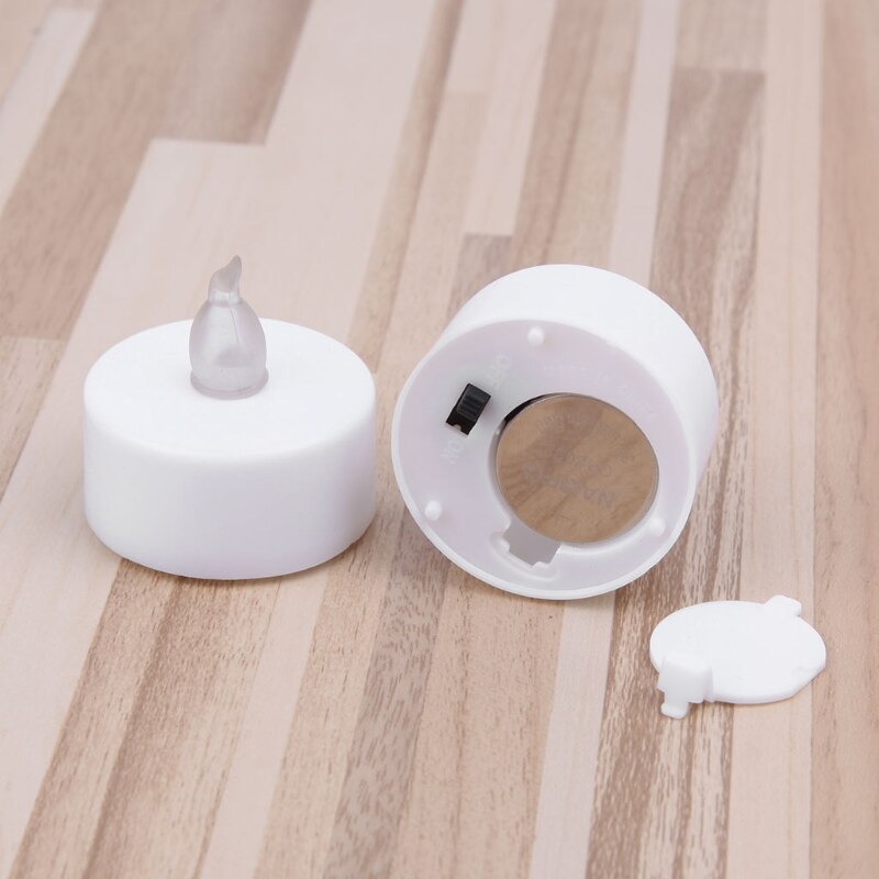 1/5/12/36 PCS Flameless Electronic LED Candle Tealight Night Light Home Decor